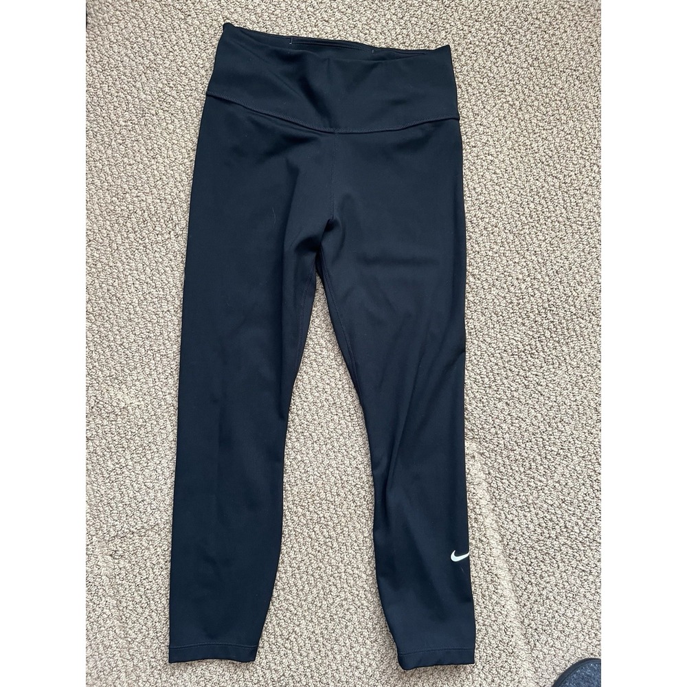 Nike Dri-Fit Women's Small Leggings Black Gym Running Yoga
